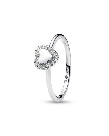Pandora Engravable Halo Heart Ring 193801C01-1