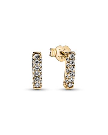 Pandora Timeless Pavé Single-row Bar Stud Ohrringe 262626C01