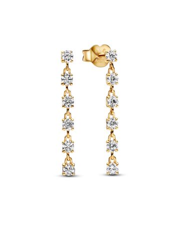 Pandora 14k Gold-plated Drop Ohrringe 263011C01