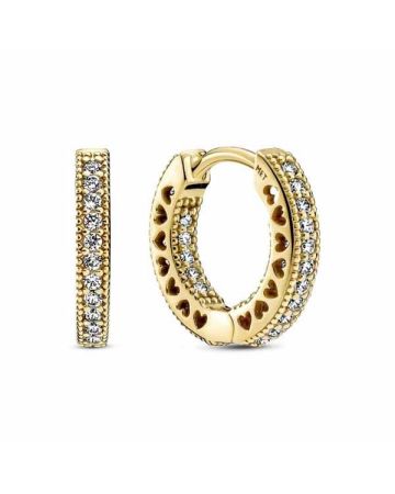 Pandora Pave Heart Ohrringe 266317C01