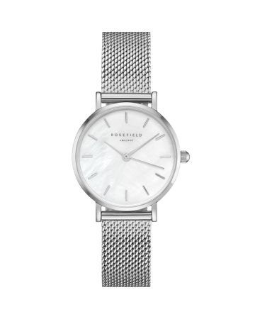 Rosefield Small Edit White Silver 26WS-266