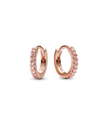 Pandora Sparkling Pink Huggie Hoop korvakorut 283015C01