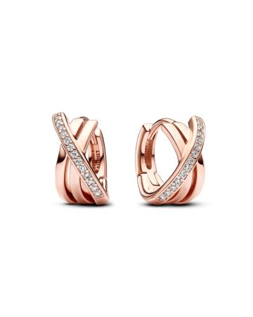 Pandora Crossover Pavé Hoop korvakorut 283150C01-1
