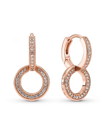 Pandora Rose Logo And Circles Ohrringe 289052C01-1