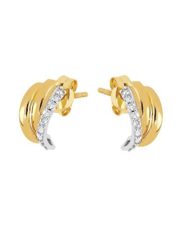 Gold Ohrringe 29022-BI