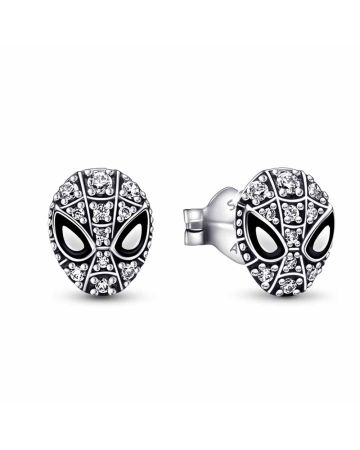 Pandora Marvel x Pandora Spider-Man Mask Pavé Ohrringe 292354C01