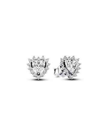 Pandora Sparkling Heart Halo korvakorut 293097C01-1