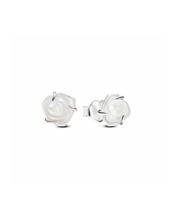 Pandora White Rose in Bloom Stud korvakorut 293209C01-1