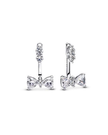 Pandora Sparkling Bow Drop Ohrringe 293543C01