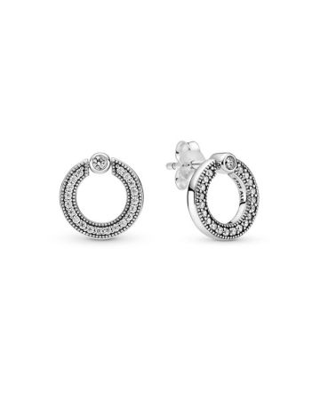 Pandora Logo Reversible Ohrringe 299486C01
