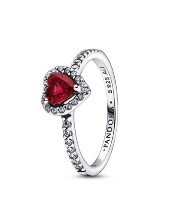 Pandora Sparkling Elevated Heart sormus 198421C02-15