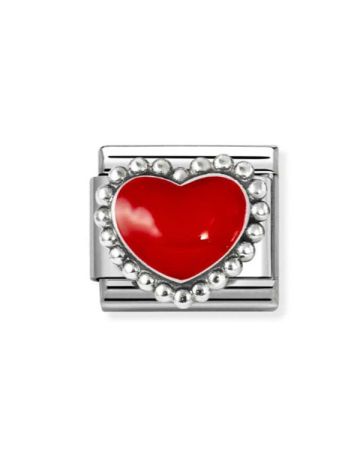 Nomination Classic Red Raised Heart 330204/39