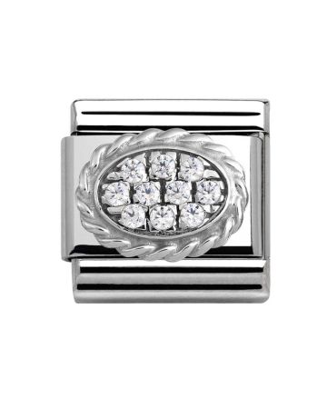 Nomination Classic Silver Oval / kirkas 330316/03