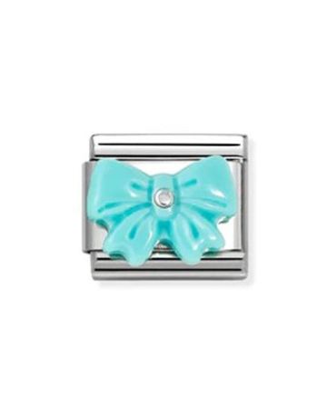 Nomination Classic Turquoise Bow 330509/19