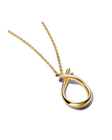Pandora Organically Shaped Pendant Halskette 50 cm 363316C00-50