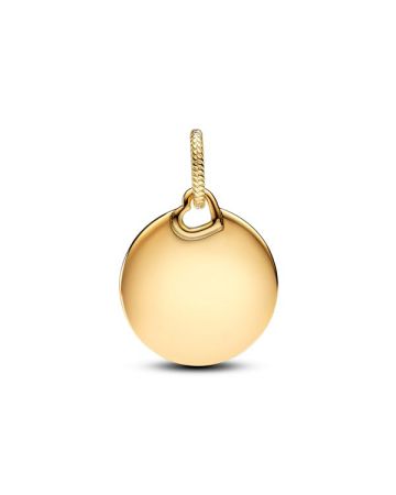 Pandora Engravable Round Tag Dangle Charme 368610C00