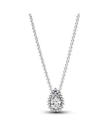 Pandora Sparkling Pear Halo Collier Halsband 45 cm  392832C01-45