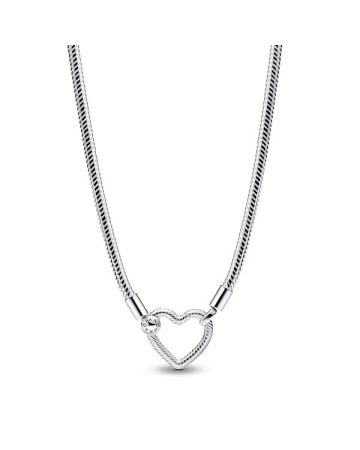 Pandora Heart Closure Snake Chain Halskette 393377C00-45