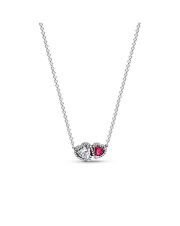 Pandora Halo Hearts Pendant Halskette 393632C01-45