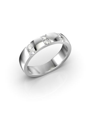 Festive Rodney timanttisormus, valkokulta 465-030-VK