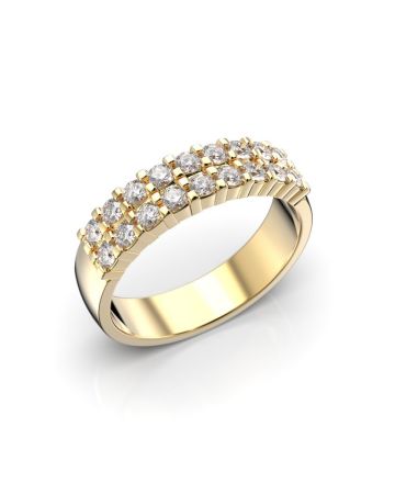 Festive Sophia Double Diamant Ring 0,54ct 14-481-054-KK-HSI1