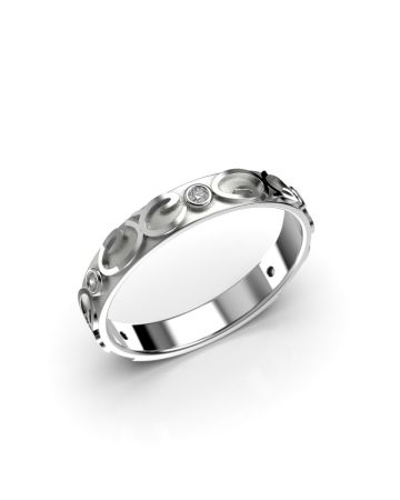 Festive Figure timanttisormus, platina 489-005-PT