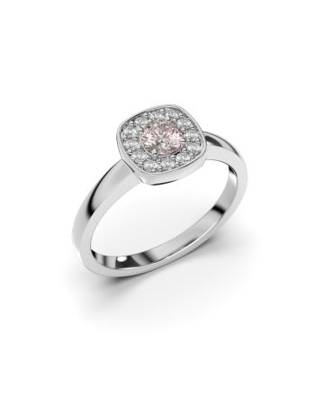 Festive Alicia Morganiitti timanttisormus, platina 503-033M-PT