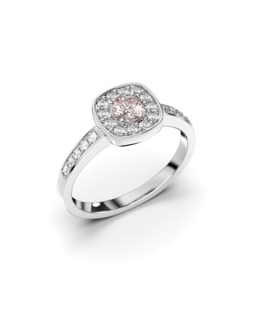 Festive Alicia Morganiitti timanttisormus, platina 503-043M-PT