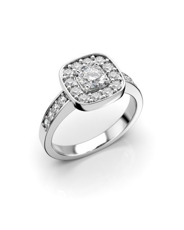 Festive Jane timanttisormus, valkokulta 504-070-VK