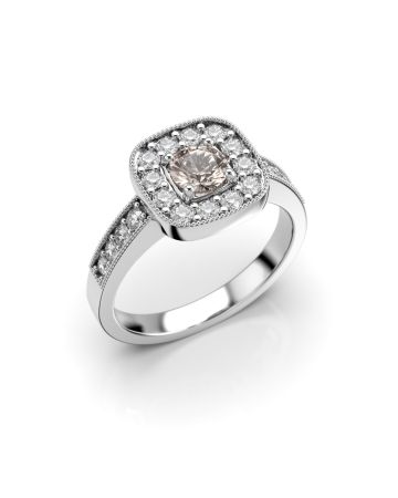 Festive Jane Morganiitti timanttisormus, platina 504-070M-PT