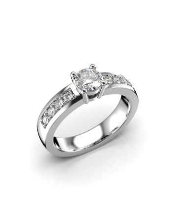 Festive Eva timanttisormus, platina 510-056-PT