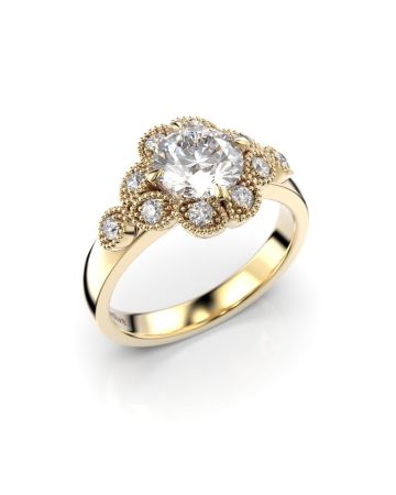 Festive Lotus Superior Diamant Ring 14-524-120-KK-HVS1