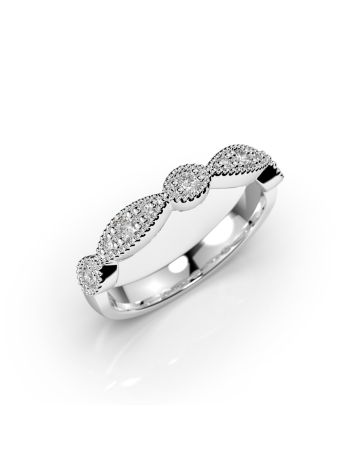 Festive Edith timanttisormus, platina 531-019-PT