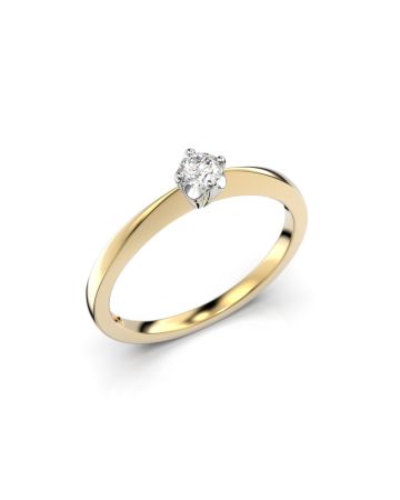 Festive Vera timanttisormus, kelta- ja valkokulta 556-010-KV