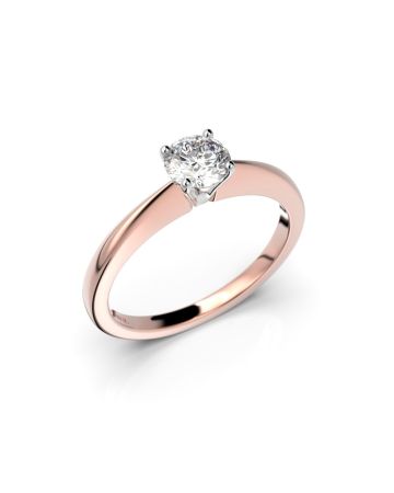 Festive Vanessa timanttisormus, puna- ja valkokulta 558-040-PV