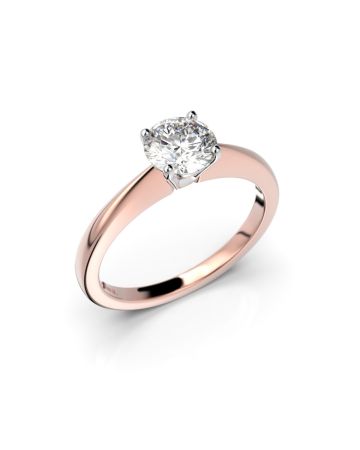 Festive Vanessa timanttisormus, puna- ja valkokulta 558-070-PV