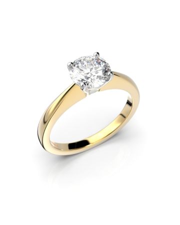 Festive Vanessa timanttisormus, kelta- ja valkokulta 558-100-KV