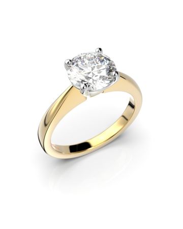 Festive Vanessa timanttisormus, kelta- ja valkokulta 558-150-KV