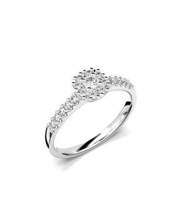 Festive Jasmin timanttisormus, platina 561-025-PT