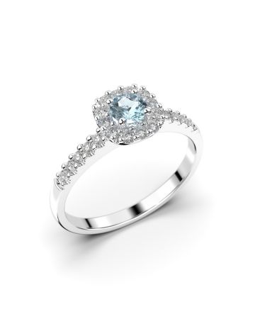 Festive Janette  Aquamarin 0,40ct 14-566-040A-VK-HSI1