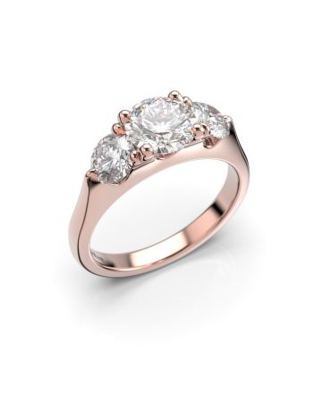 Festive Megan Superior timanttisormus, punakulta 573-180-PK