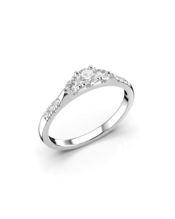 Festive Melissa timanttisormus, platina 574-039-PT