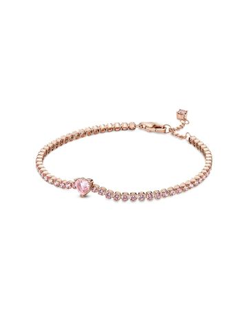Pandora Rose Sparkling Heart Tennis rannekoru 18 cm  580041C01-1