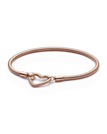 Pandora Rose Moments Heart Clasp Armband 19 cm 582257C00