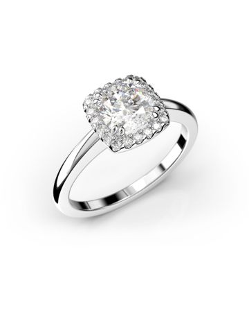 Festive Elsa timanttisormus, platina 587-090-PT