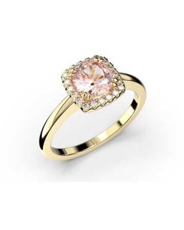 Festive Elsa Diamant Ring / Morganit 14-587-090M-KK-HSI1