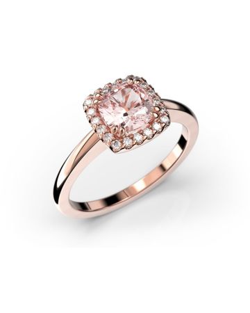 Festive Elsa Diamant Ring / Morganit 14-587-090M-PK-HSI1