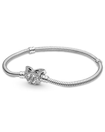 Pandora Butterfly Snake Chain Armband 19 cm 590782C01