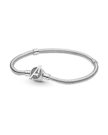 Pandora Moments Marvel The Avengers Logo Clasp Snake Chain Armband 19cm 590784C00-19