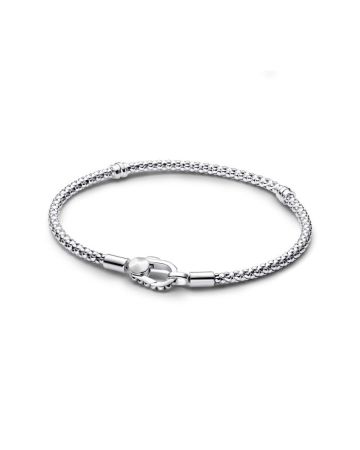 Pandora Studded Clasp & Chain Bracelet 19 cm 593681C00-1